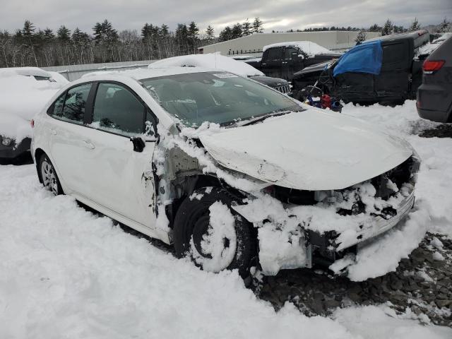 5YFEPMAE9MP193831 - 2021 TOYOTA COROLLA LE WHITE photo 4