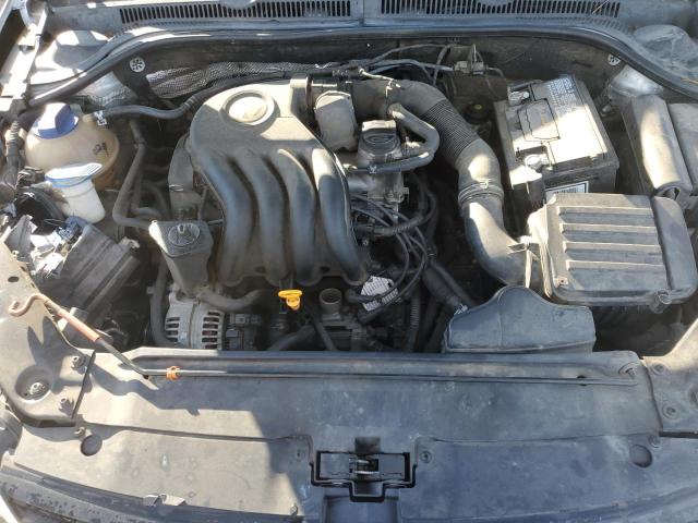 3VW2K7AJ0BM327725 - 2011 VOLKSWAGEN JETTA BASE SILVER photo 11