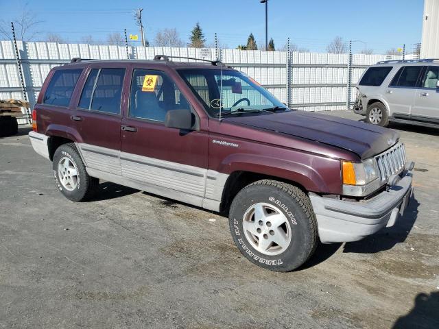 1J4GZ58SXPC509684 - 1993 JEEP GRAND CHER BURGUNDY photo 4