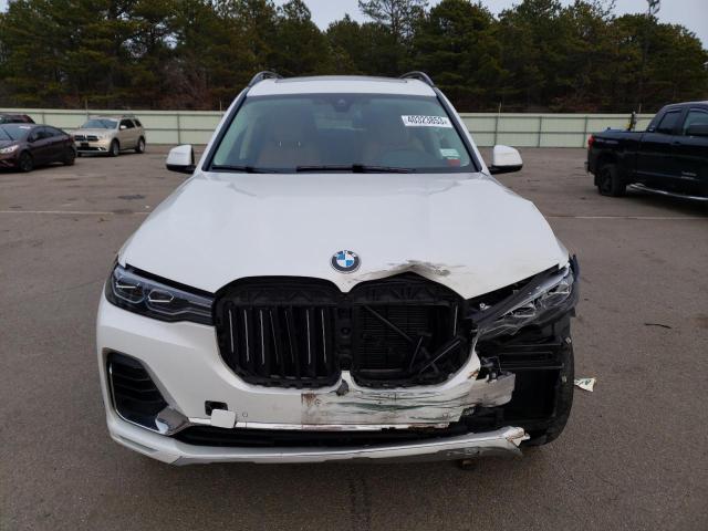 5UXCW2C09M9E69304 - 2021 BMW X7 XDRIVE40I WHITE photo 5