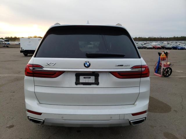 5UXCW2C09M9E69304 - 2021 BMW X7 XDRIVE40I WHITE photo 6