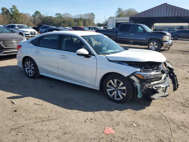 2HGFE2F2XNH507766 - 2022 HONDA CIVIC LX WHITE photo 4