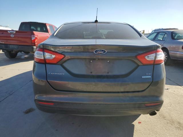 1FA6P0HD8G5125229 - 2016 FORD FUSION SE CHARCOAL photo 6