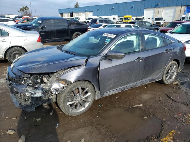 19XFC1F71LE017705 - 2020 HONDA CIVIC EXL ნაცრისფერი ფოტო 1