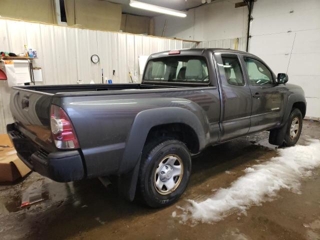 5TFUU4EN1BX019281 - 2011 TOYOTA TACOMA ACCESS CAB ნაცრისფერი ფოტო 3