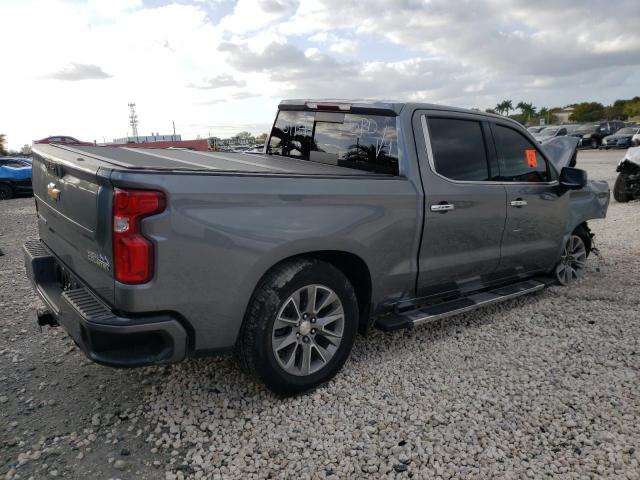 3GCPWFED9MG278117 - 2021 CHEVROLET SILVERADO C1500 HIGH COUNTRY GRAY photo 3