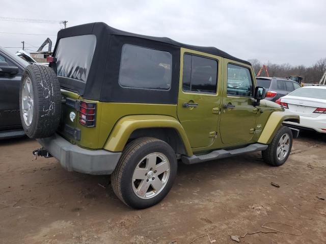 1J8GA59107L116952 - 2007 JEEP WRANGLER SAHARA GREEN photo 3