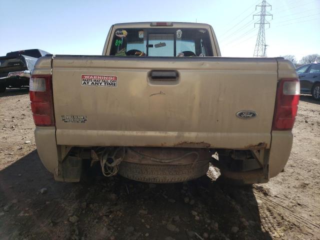 1FTYR14U51PA21785 - 2001 FORD RANGER SUPER CAB TAN photo 6