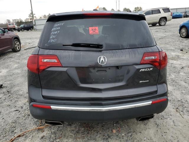 2HNYD2H3XDH510689 - 2013 ACURA MDX TECHNOLOGY BLACK photo 6