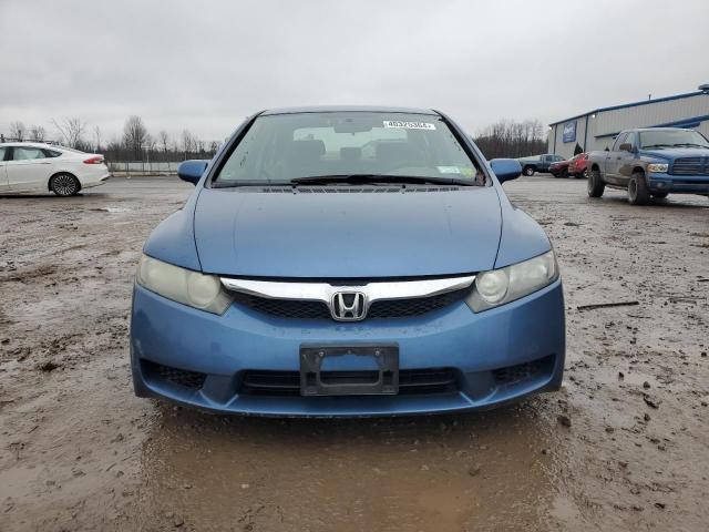 19XFA16589E002163 - 2009 HONDA CIVIC LX BLUE photo 5