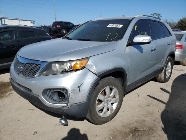 5XYKT3A10BG139468 - 2011 KIA SORENTO BASE SILVER photo 1