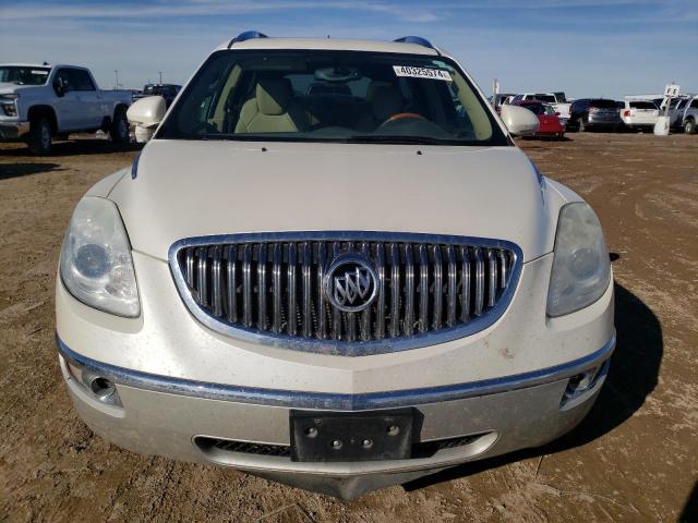 5GAKRCED6BJ415950 - 2011 BUICK ENCLAVE CXL WHITE photo 5