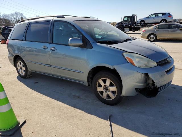 5TDZA22C75S378604 - 2005 TOYOTA SIENNA XLE BLUE photo 4