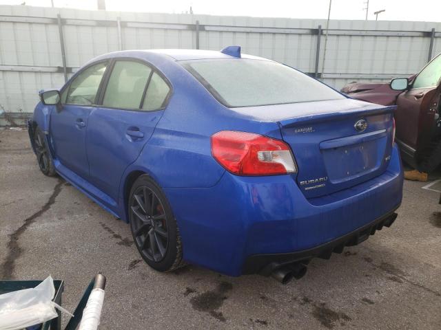 JF1VA1H66J9826825 - 2018 SUBARU WRX LIMITED BLUE photo 2