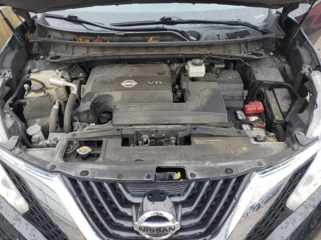 5N1AZ2MH0HN155194 - 2017 NISSAN MURANO S BLACK photo 12