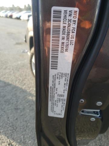 3C4NJDBB0NT176744 - 2022 JEEP COMPASS LATITUDE გრაფიტი ფოტო 12