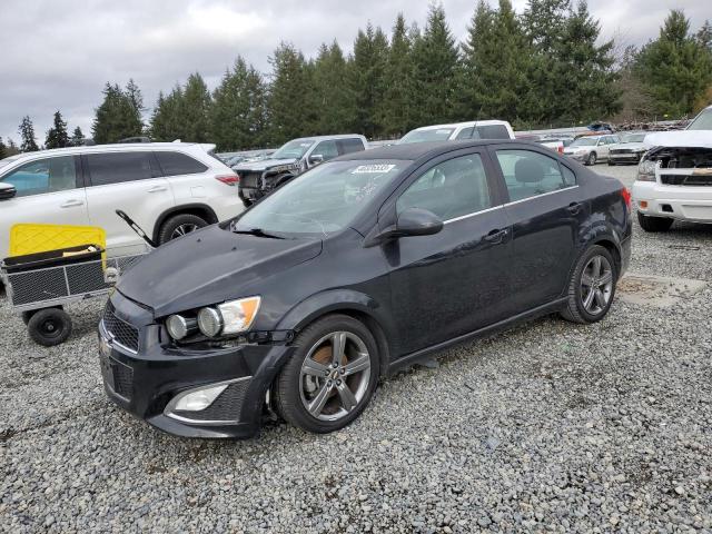 1G1JG5SB6E4206315 - 2014 CHEVROLET SONIC RS BLACK photo 1