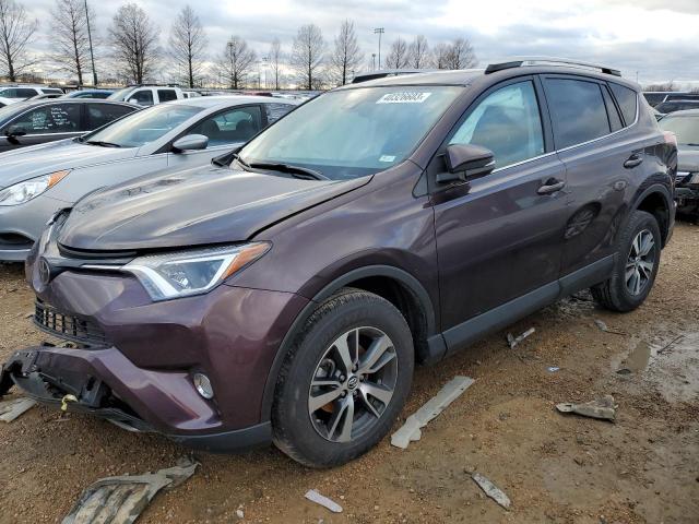 2T3WFREV5JW471768 - 2018 TOYOTA RAV4 ADVENTURE MAROON photo 1