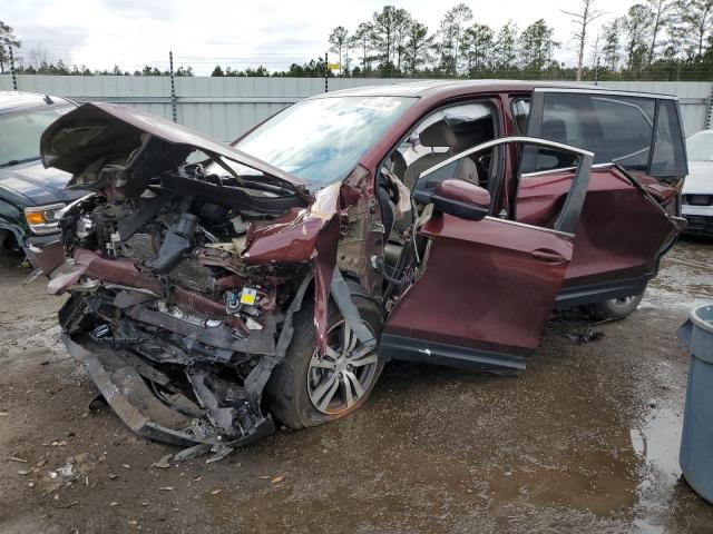 5FNYF5H58JB007487 - 2018 HONDA PILOT EXL MAROON photo 1