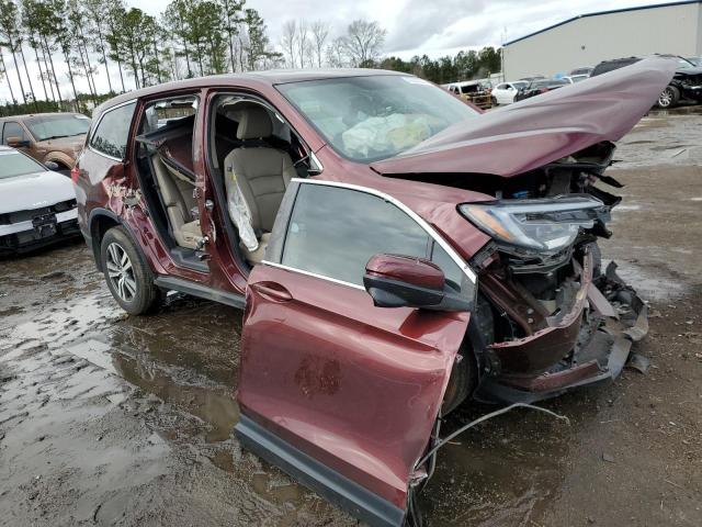 5FNYF5H58JB007487 - 2018 HONDA PILOT EXL MAROON photo 4