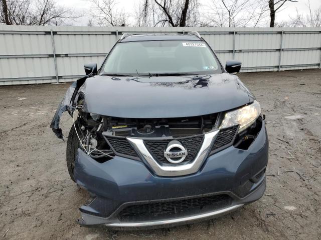 5N1AT2MV6FC840333 - 2015 NISSAN ROGUE S BLUE photo 5