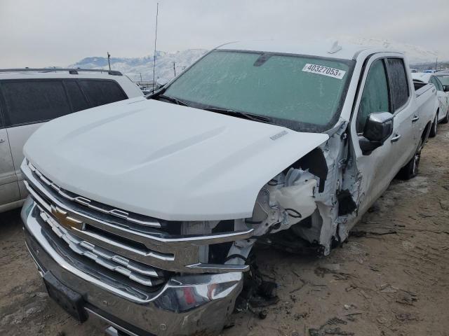 1GCUYGET2MZ183666 - 2021 CHEVROLET SILVERADO K1500 LTZ WHITE photo 1