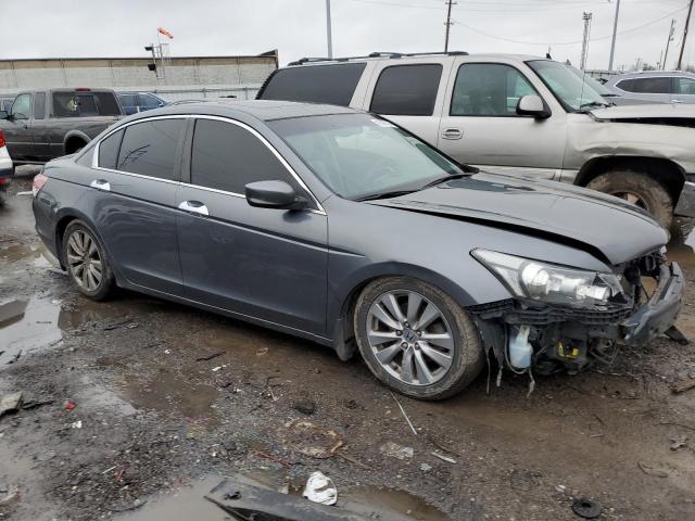 1HGCP3F82BA027125 - 2011 HONDA ACCORD EXL GRAY photo 4