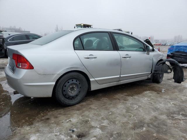 1HGFA16436L805295 - 2006 HONDA CIVIC LX SILVER photo 3