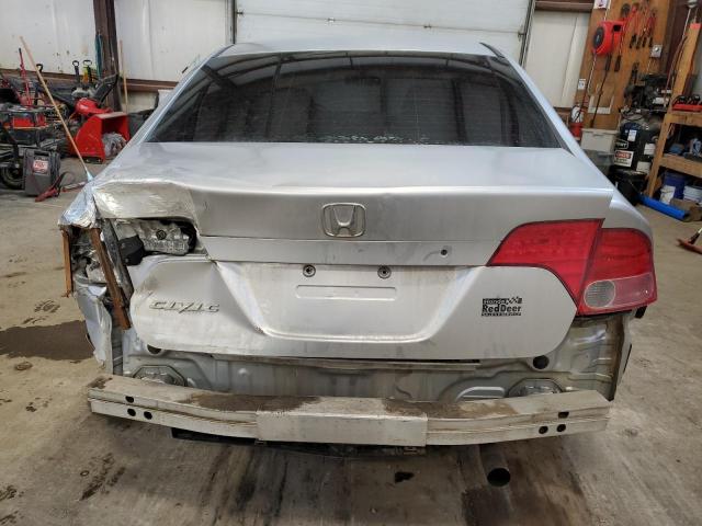 2HGFA16506H000375 - 2006 HONDA CIVIC LX SILVER photo 6