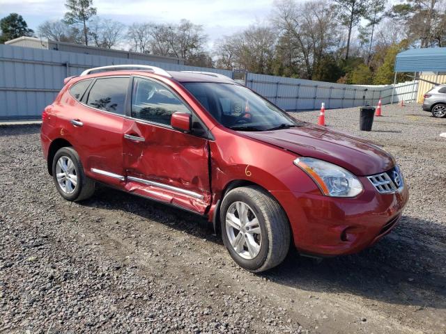 JN8AS5MT4DW011090 - 2013 NISSAN ROGUE S RED photo 4