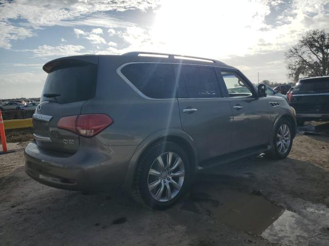 JN8AZ2ND0E9751253 - 2014 INFINITI QX80 GRAY photo 3