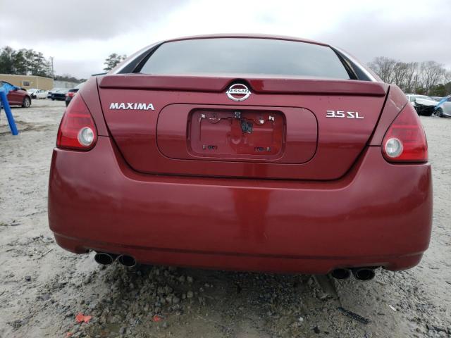 1N4BA41E95C843603 - 2005 NISSAN MAXIMA SE RED photo 6