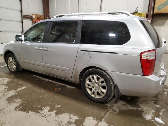 KNDMH4C3XA6338091 - 2010 KIA SEDONA EX SILVER photo 2