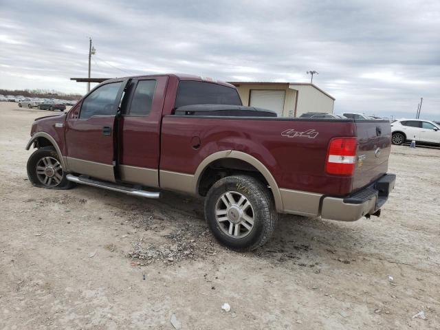 1FTPX14505FA89756 - 2005 FORD F150 RED photo 2