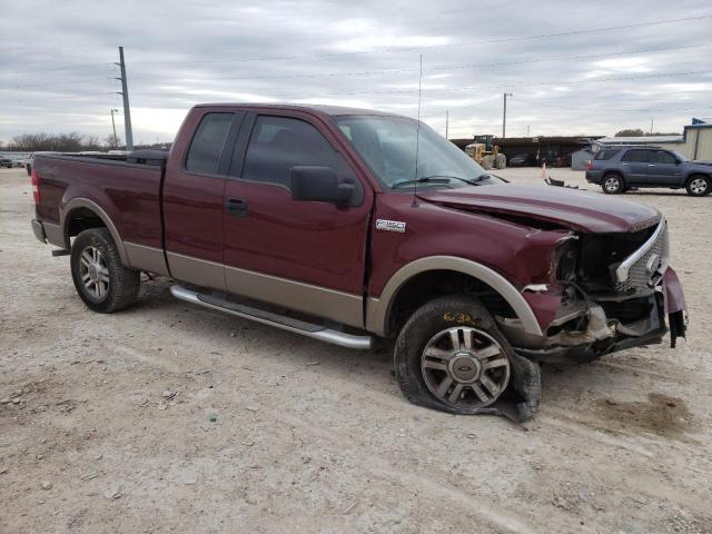 1FTPX14505FA89756 - 2005 FORD F150 RED photo 4