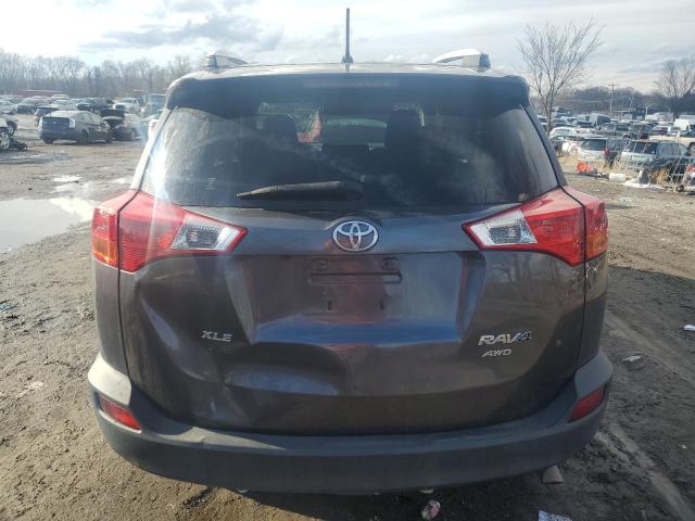 JTMRFREV4D5002731 - 2013 TOYOTA RAV4 XLE GRAY photo 6