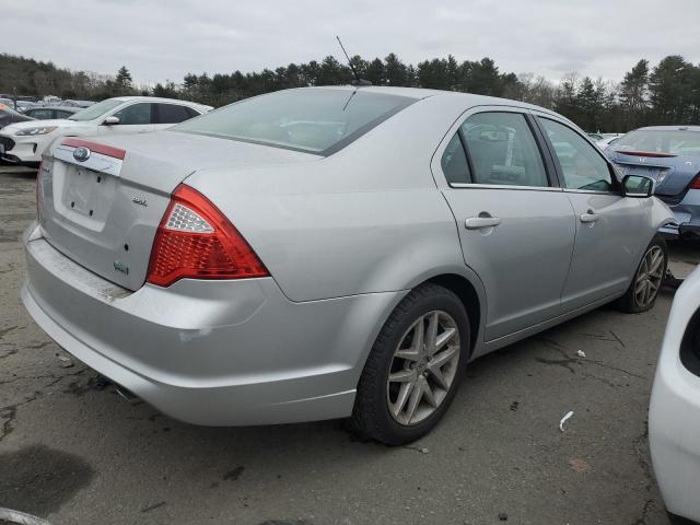 3FAHP0JG2AR127687 - 2010 FORD FUSION SEL SILVER photo 3