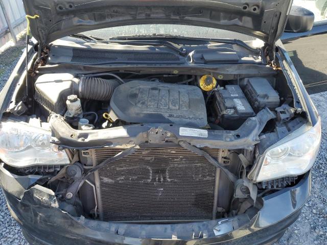 2C4RDGBG9KR586396 - 2019 DODGE GRAND CARA SE BLACK photo 12