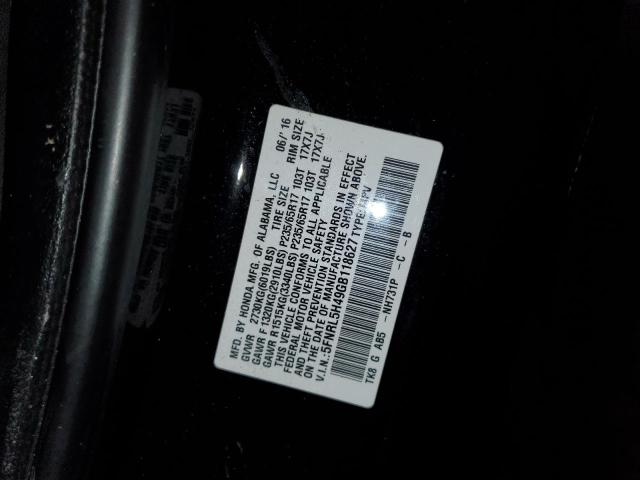 5FNRL5H49GB118627 - 2016 HONDA ODYSSEY EX BLACK photo 13