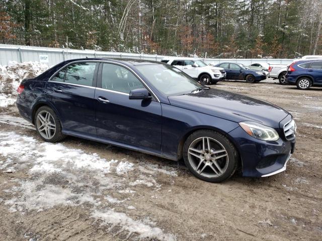 WDDHF8JB4FB124243 - 2015 MERCEDES-BENZ E 350 4MATIC BLUE photo 4