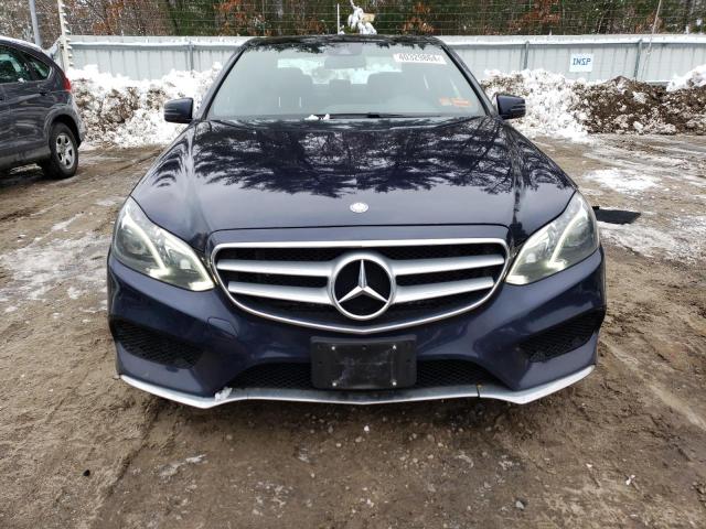 WDDHF8JB4FB124243 - 2015 MERCEDES-BENZ E 350 4MATIC BLUE photo 5