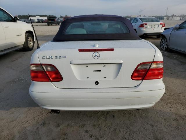 WDBLK65G4YT039179 - 2000 MERCEDES-BENZ CLK 320 WHITE photo 6