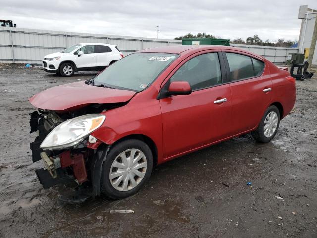 3N1CN7AP4DL875385 - 2013 NISSAN VERSA S BURGUNDY photo 1