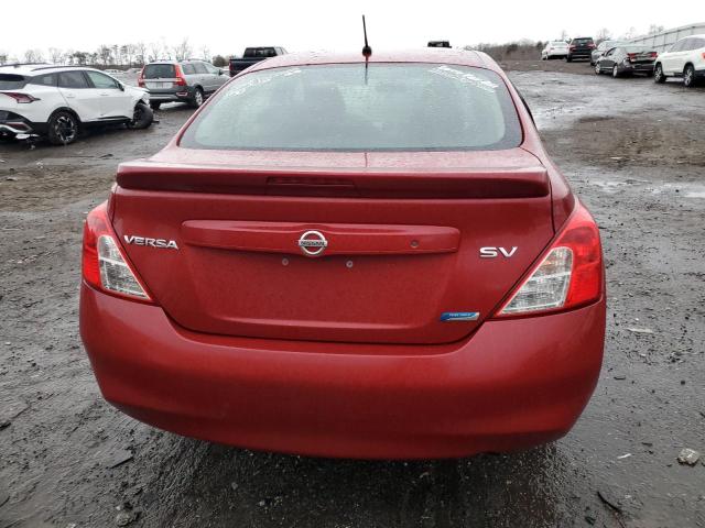 3N1CN7AP4DL875385 - 2013 NISSAN VERSA S BURGUNDY photo 6