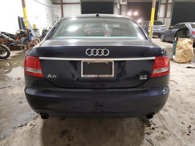 WAUDH74F56N143231 - 2006 AUDI A6 3.2 QUATTRO BLUE photo 6