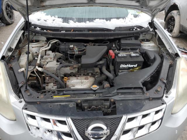 JN8AS5MV9DW633511 - 2013 NISSAN ROGUE S SILVER photo 12