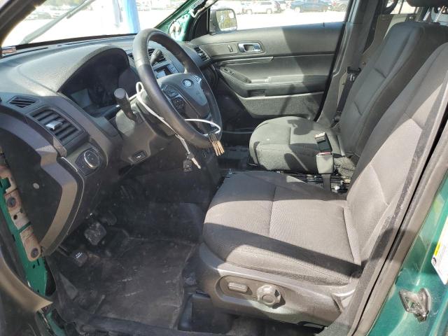 1FM5K8ARXHGC27576 - 2017 FORD EXPLORER POLICE INTERCEPTOR Yaşıl foto 7