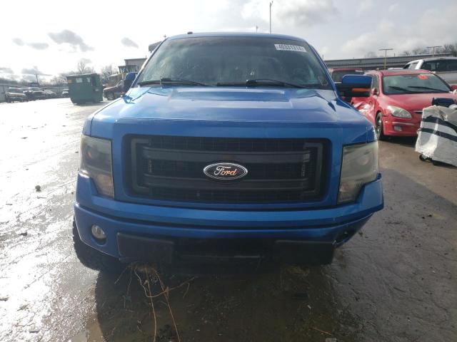 1FTFW1EFXEFC77271 - 2014 FORD F150 SUPERCREW BLUE photo 5