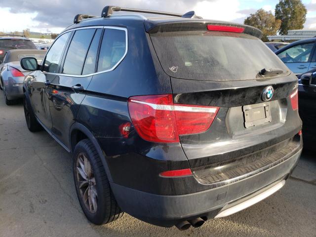 5UXWX5C5XBL703602 - 2011 BMW X3 XDRIVE28I BLACK photo 2