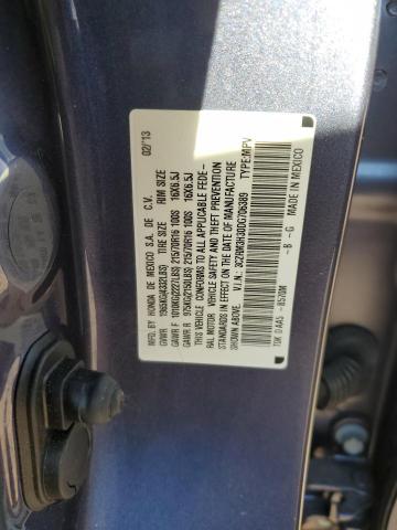 3CZRM3H30DG706389 - 2013 HONDA CR-V LX BLUE photo 13